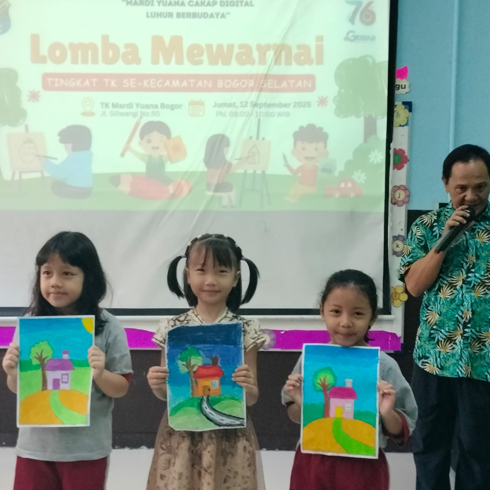 PEMENANG LOMBA MEWARNAI TK