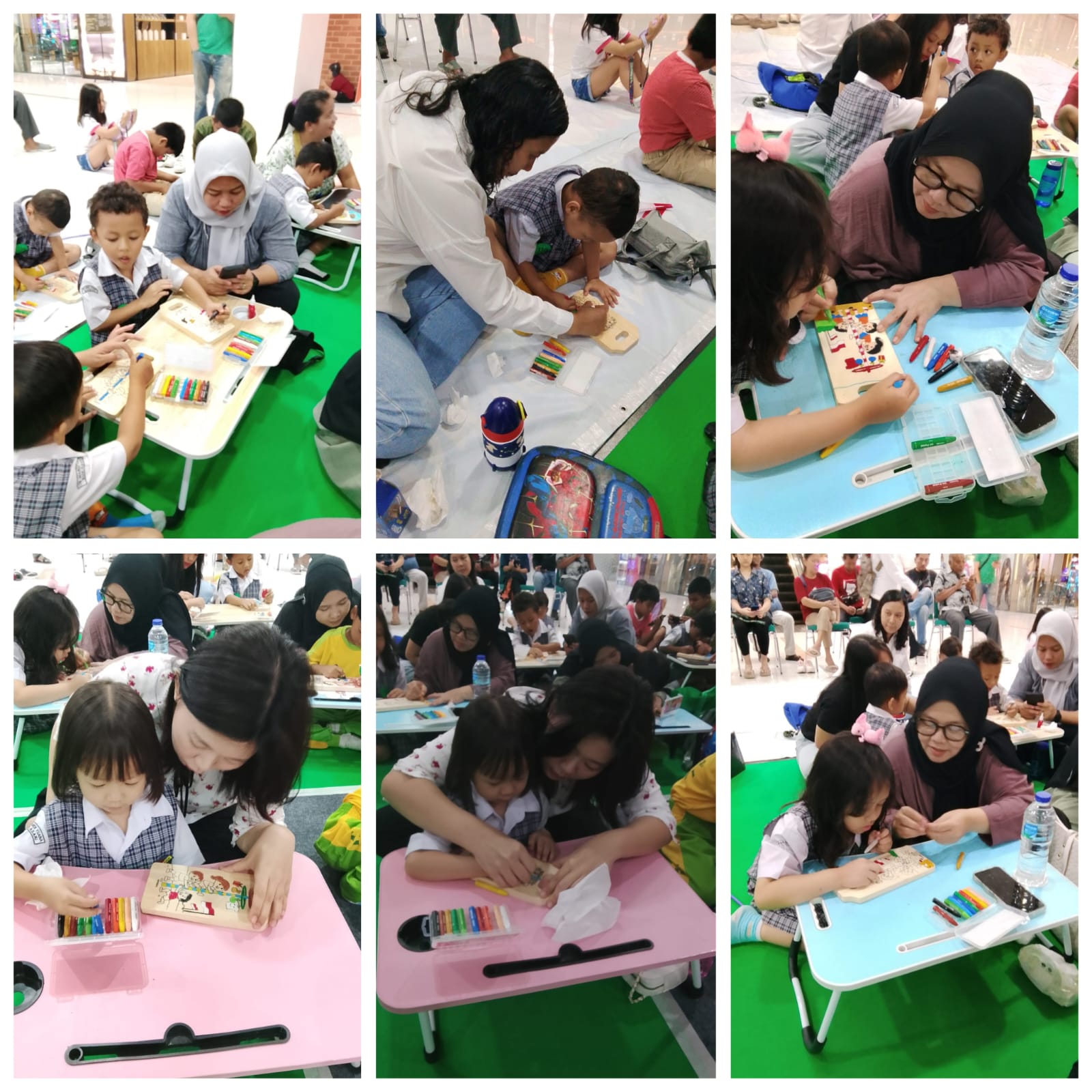 LOMBA MEWARNAI IBU DAN ANAK